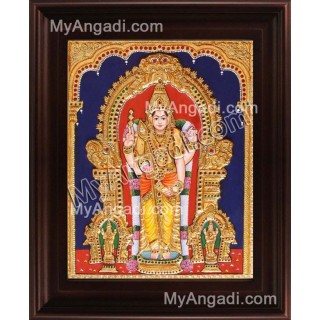 Thiruchendhur Murugan Tanjore Painting, Murugar Tanjore Painting