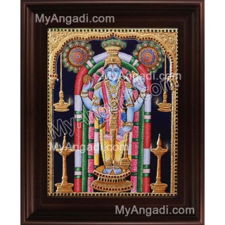 Guruvayurappan Tanjore Painting, Guruvayurappan Tanjore Painting