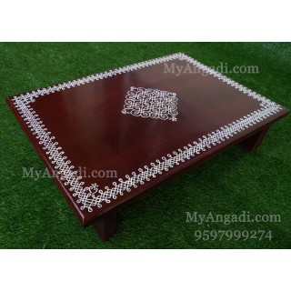 Teak Wood Manai with kolam