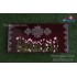 Teak Wood Manai With pichwai Lotus Kolam