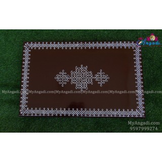 Teak Wood Manai with kolam