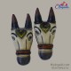 Vagai Wood Cow Face Wall Brackets