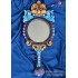 Vagai Wood Yazhi Decorative Hand Mirror