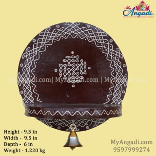 Vagai Wood Diya/Lamp Holder