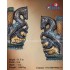 Vagai Wood Horse Wall Brackets
