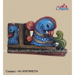 Vagai Wood Double Sided peacock Wall Brackets