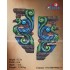 Vagai Wood Peacock Wall Brackets
