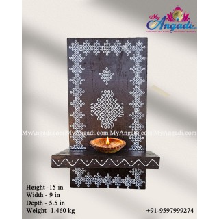 Wooden Lamp Holder