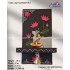 Vagai Wood Pichwai Cow Lamp Holder