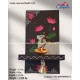 Vagai Wood Pichwai Cow Lamp Holder Vagai Wood Pichwai Cow Lamp Holder