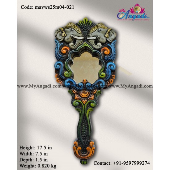 Decorative Elephant Hand Wall Mirror Decorative Elephant Hand Wall Mirror