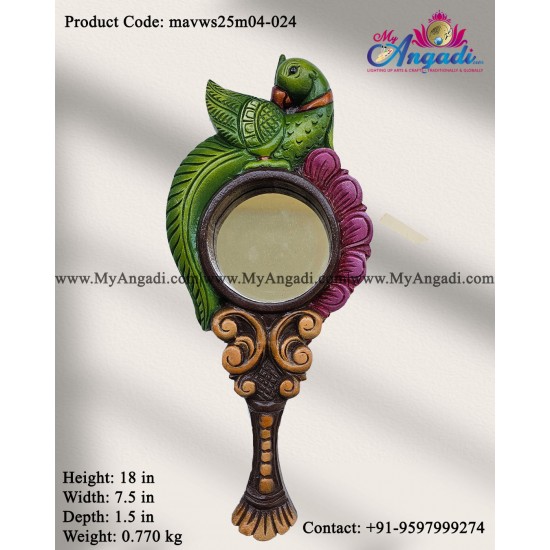 Decorative Parrot Hand Wall Mirror Decorative Parrot Hand Wall Mirror
