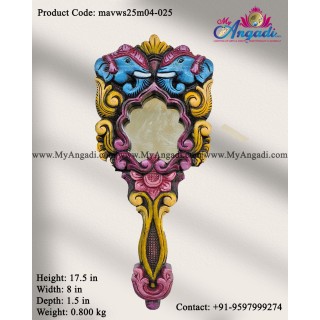 Decorative Elephant Hand Wall Mirror