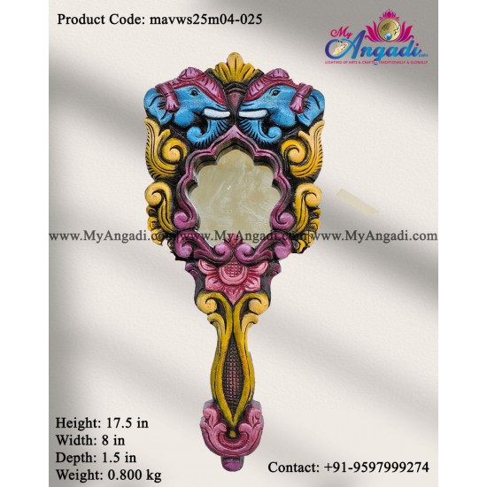 Decorative Elephant Hand Wall Mirror Decorative Elephant Hand Wall Mirror