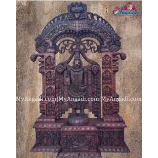 Balaji Wooden Statues