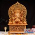 Ganesha Sitting - Wooden Statue